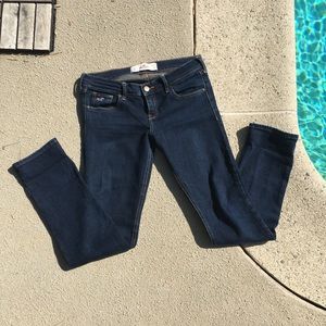 Hollister dark denim skinny jeans
