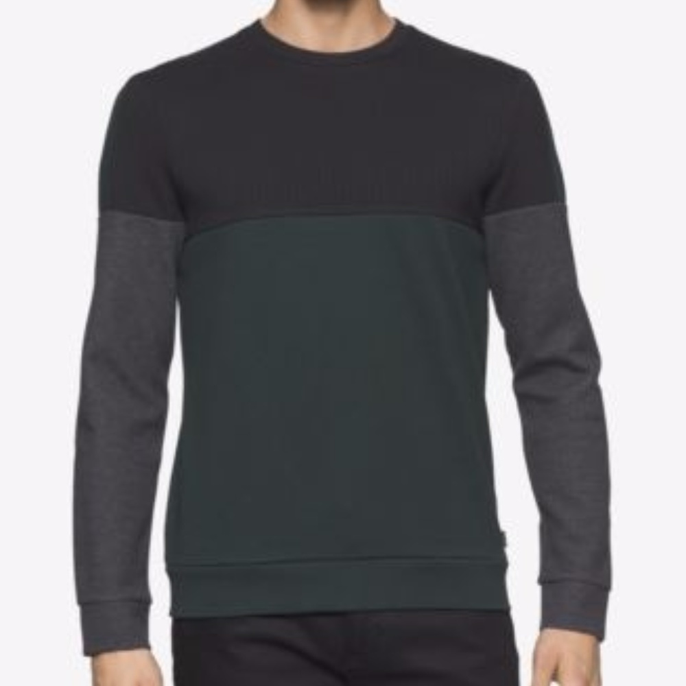 NWOT Calvin Klein Men Green Sweater Size L