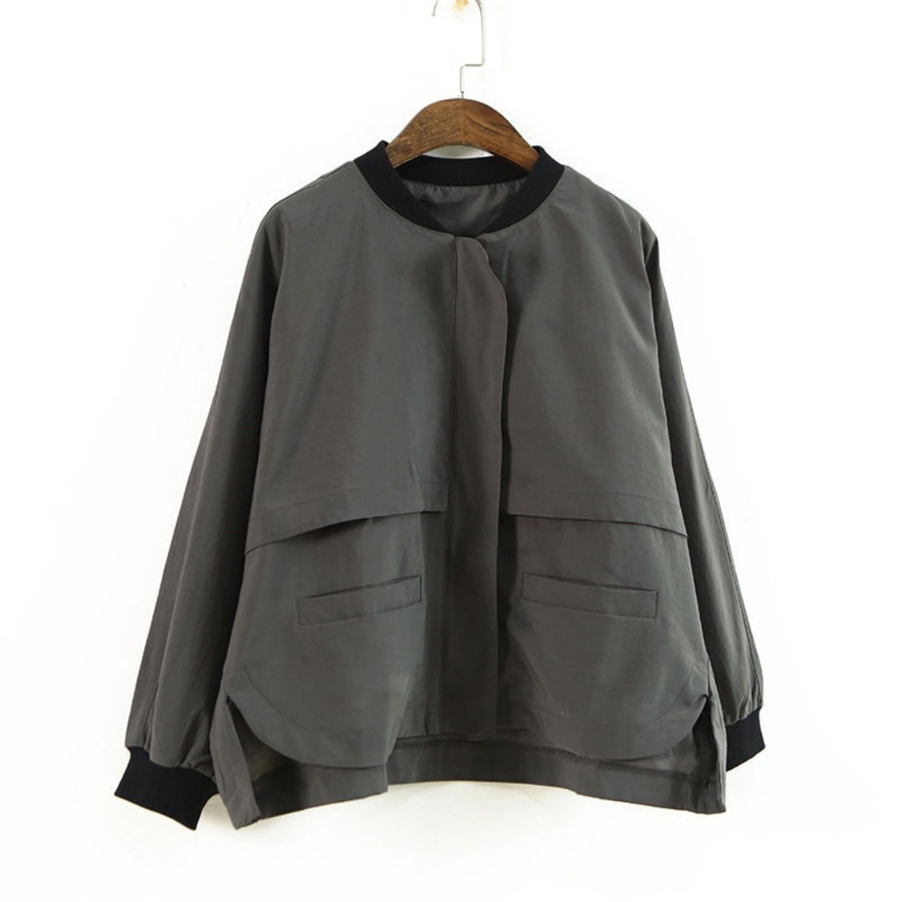Yesstyle Olive Dolman Bomber Jacket XS