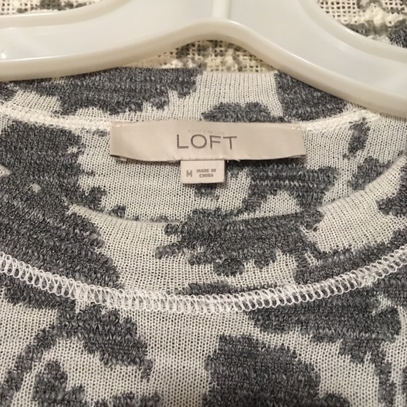 LOFT Floral Sweater - Picture 2 of 2