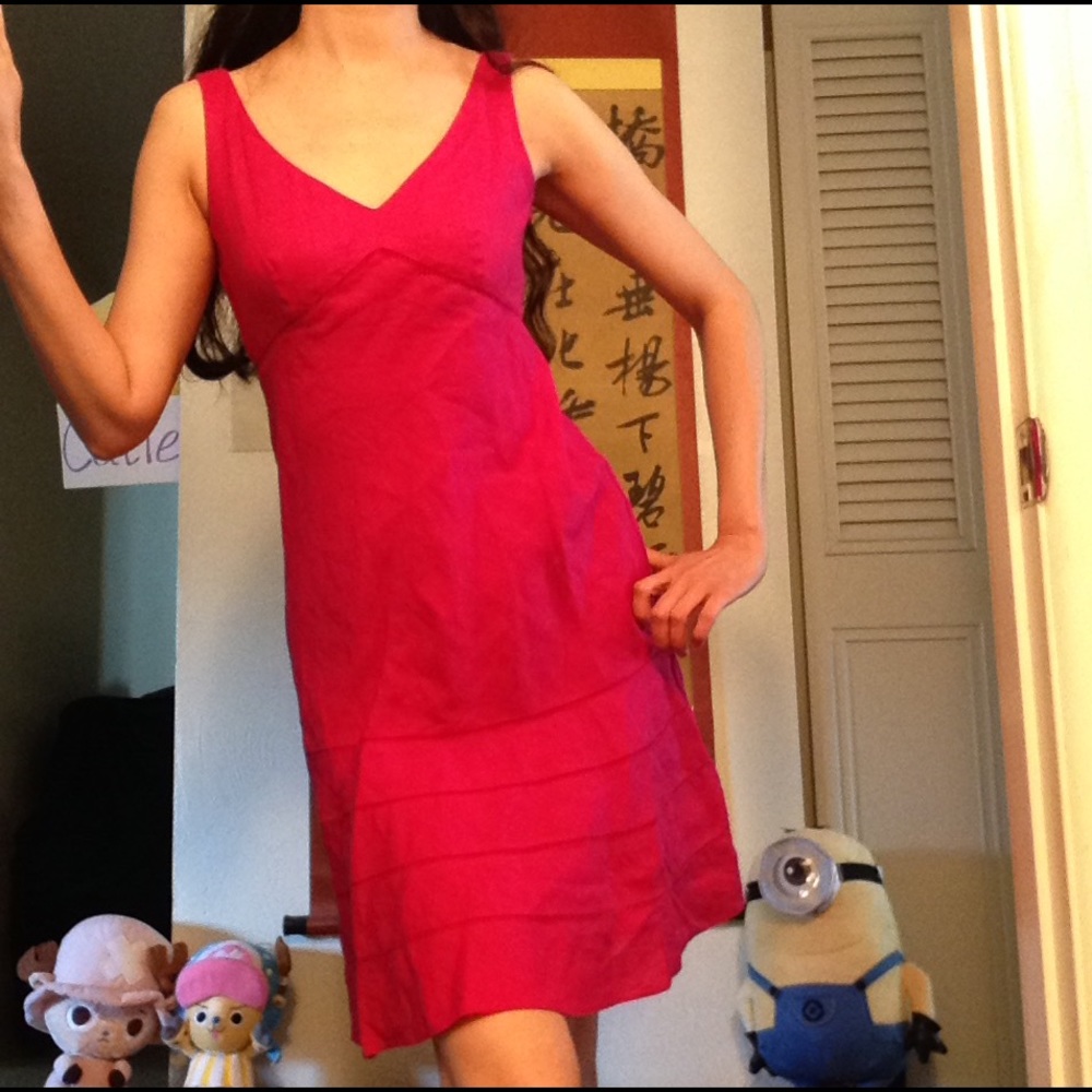 Ann Taylor Wine Red Dress Size 0, Fits sizes 3/4