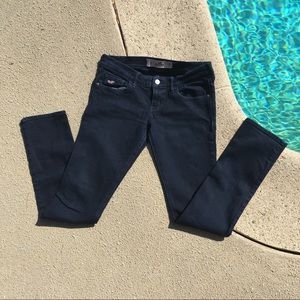 Navy blue hollister skinny jean pants!