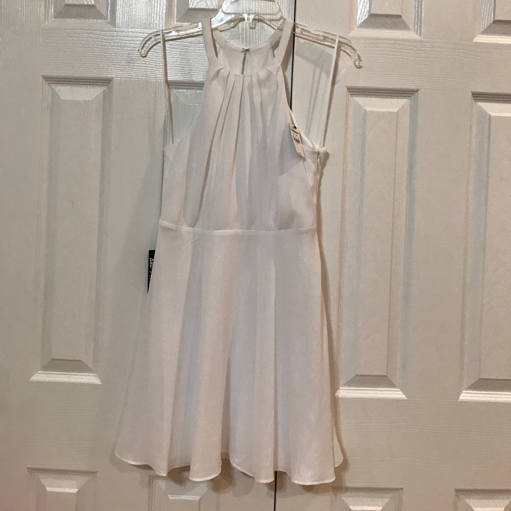 Junior white dress .