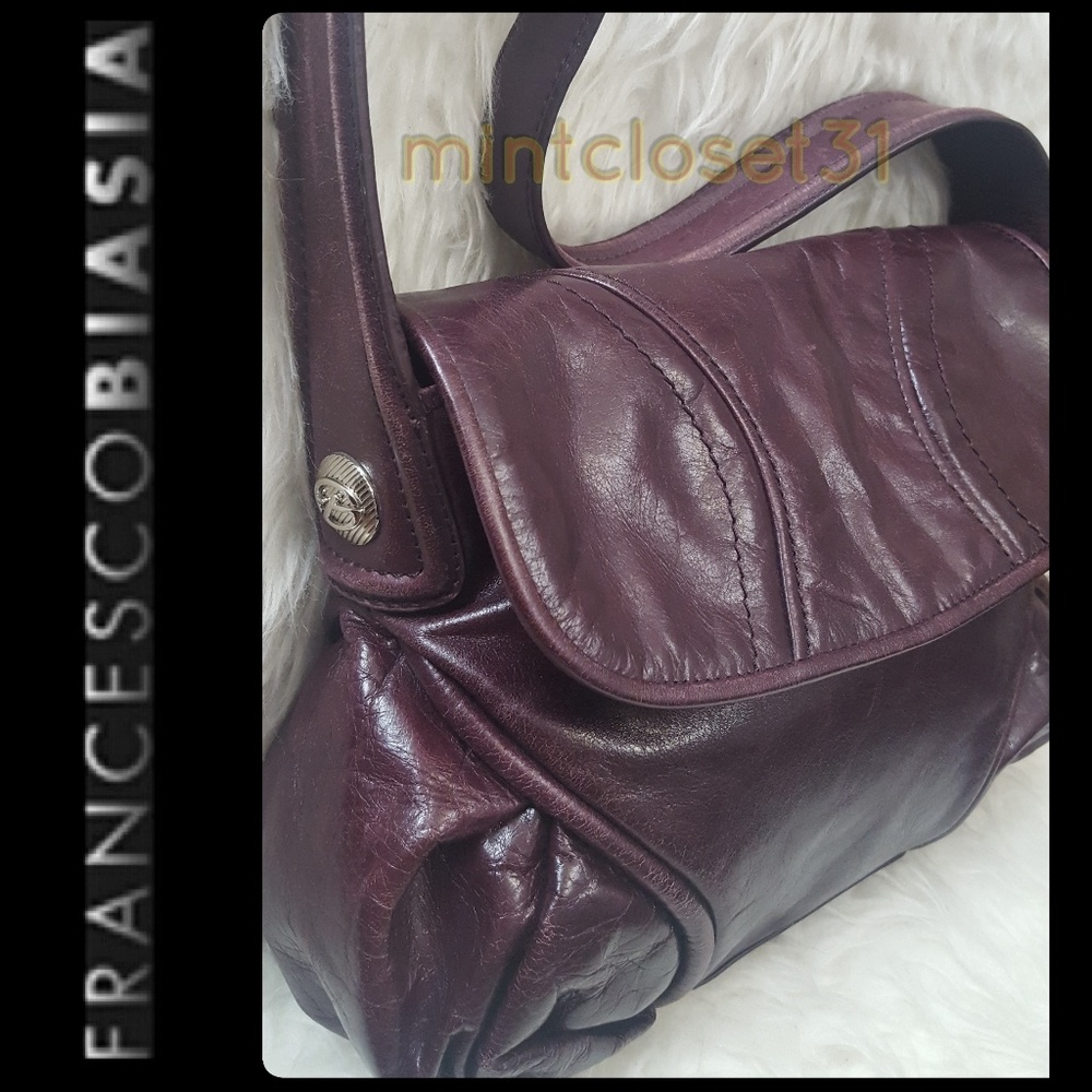 Francesco Biasia Leather Hobo Bag - Picture 7 of 10