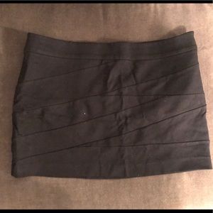 Express black mini skirt