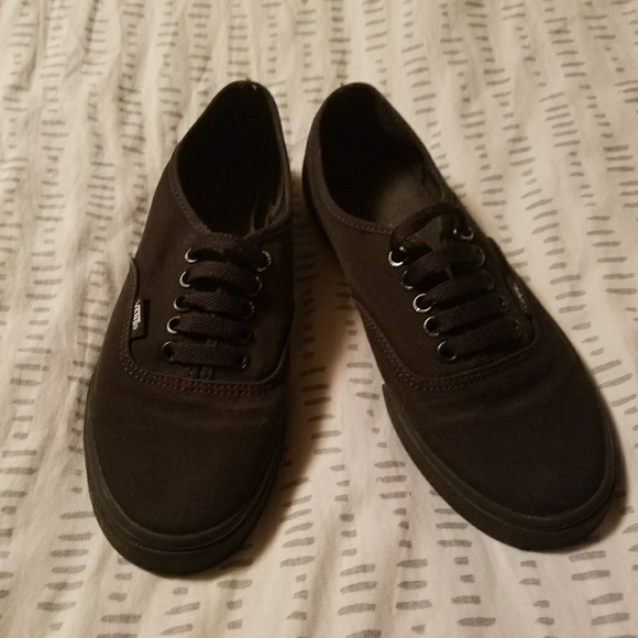Vans Other - Vans all BLACK classic canvas skate sneakers shoes