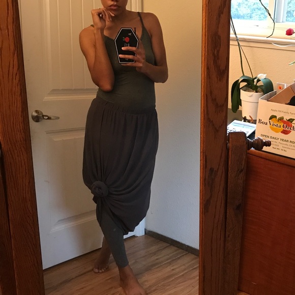 Grey Maxi Skirt - Picture 4 of 5