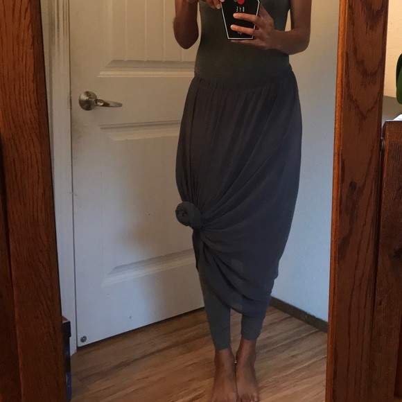 Grey Maxi Skirt - Picture 5 of 5