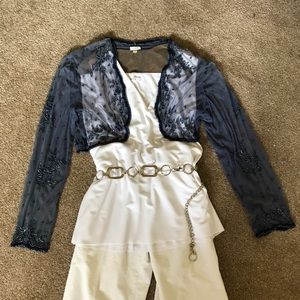Scala Beaded bolero jacket Scala Beaded bolero jacket