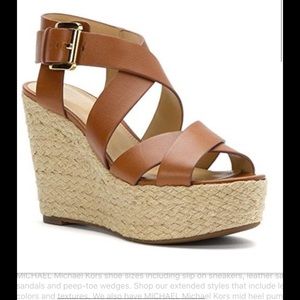 Michaels Kors Celia Wedge. Size 7