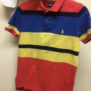Cute boys polo shirt! Like new! Size 7