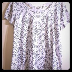 Geo inspired blouse