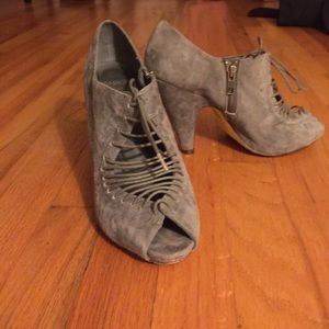 Topshop Suede Chunky Heels new condition