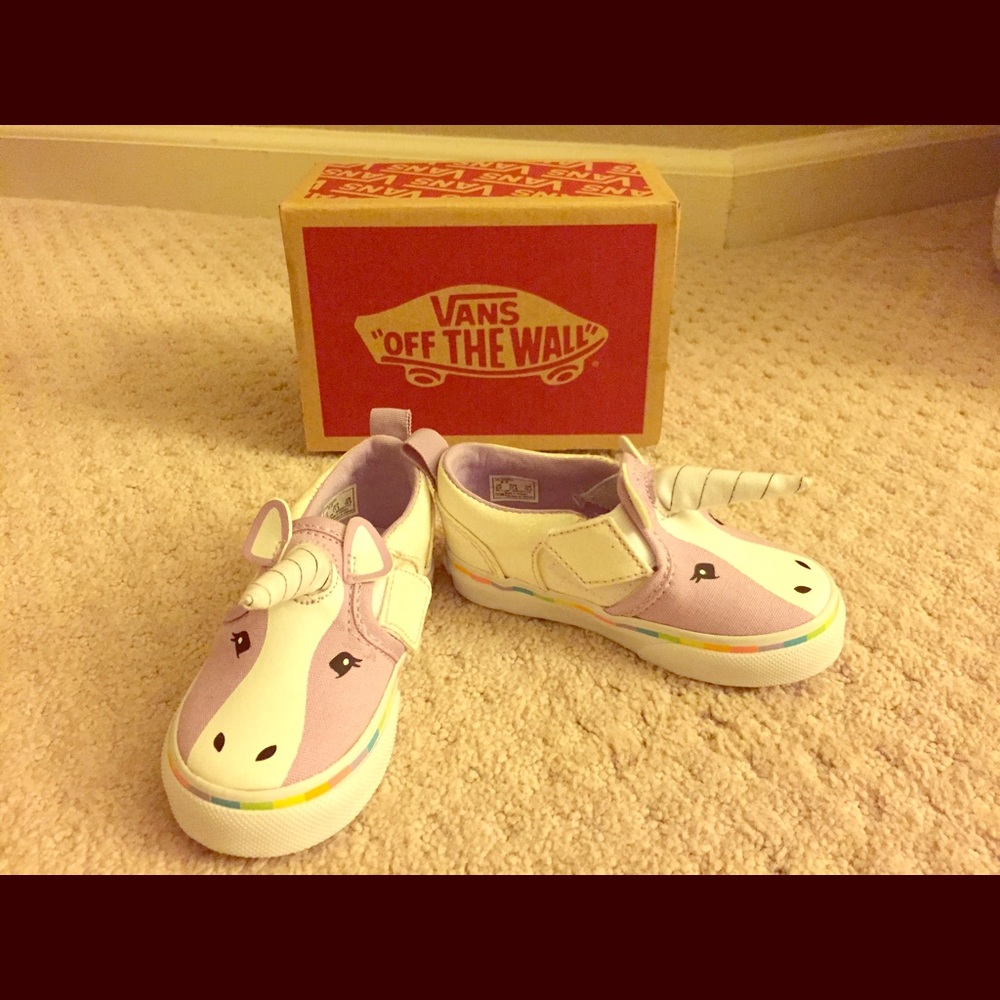 Vans unicorn toddler slip-on