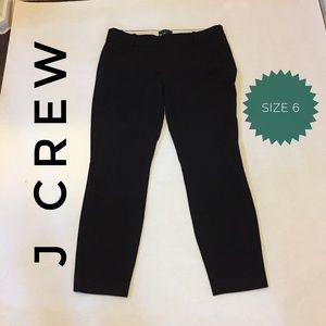 J Crew Minnie stretch twill side zip pants J Crew Minnie stretch twill side zip pants