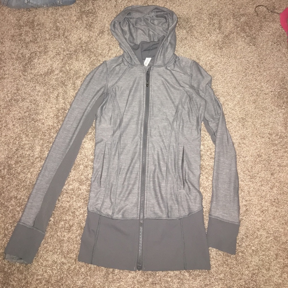Grey lululemon zip up