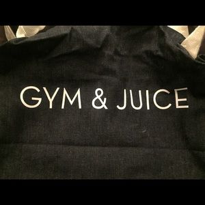 Denim Gym and Juice Gym Bag