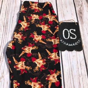 LULAROE ONE SIZE os leggings nwt vintage