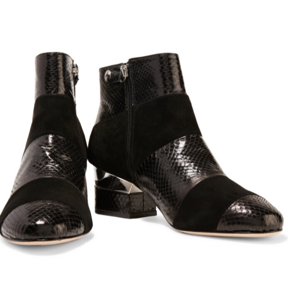 Isa Tapia Mirror Snakeskin Boots - Picture 2 of 8