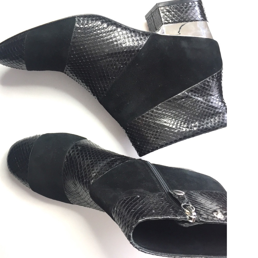 Isa Tapia Mirror Snakeskin Boots - Picture 7 of 8