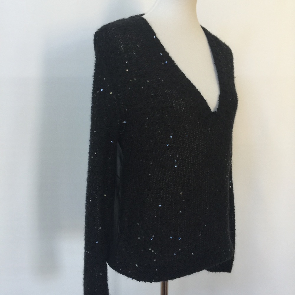 Silence + Noise for UO Black Sequin Top - Picture 4 of 8