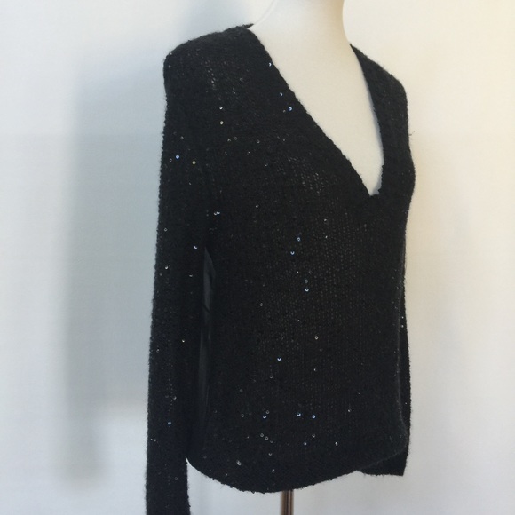 Silence + Noise for UO Black Sequin Top - Picture 4 of 8