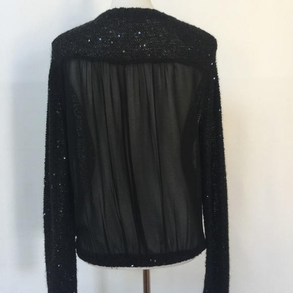 Silence + Noise for UO Black Sequin Top - Picture 5 of 8