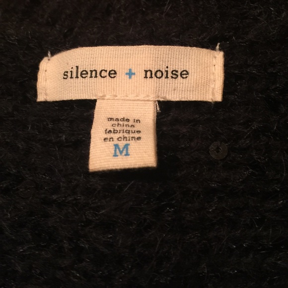 Silence + Noise for UO Black Sequin Top - Picture 7 of 8