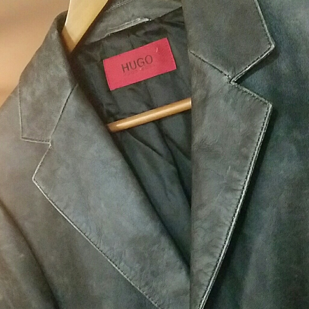 Hugo Boss Leather Jacket - Picture 2 of 5