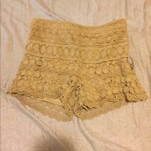 High waist shorts