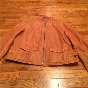 Gegrge real leather jacket