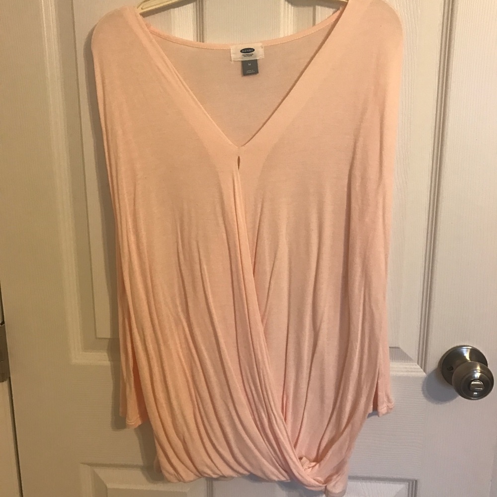 Old Navy pink blouse