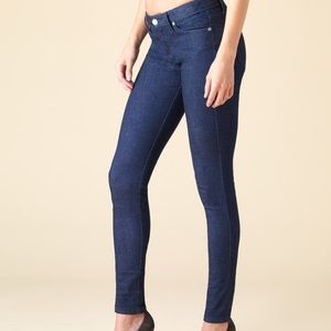 Lucy Marie DarkWashSkinnyMidRiseJeans