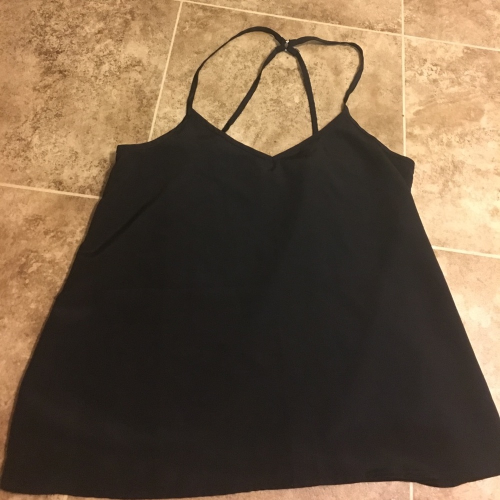 Black tank top