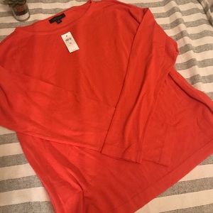 Ann Taylor NWT orange sweater