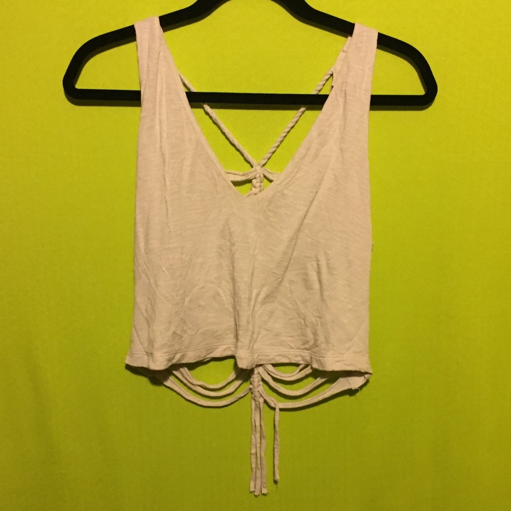 Cream Skull Back Top