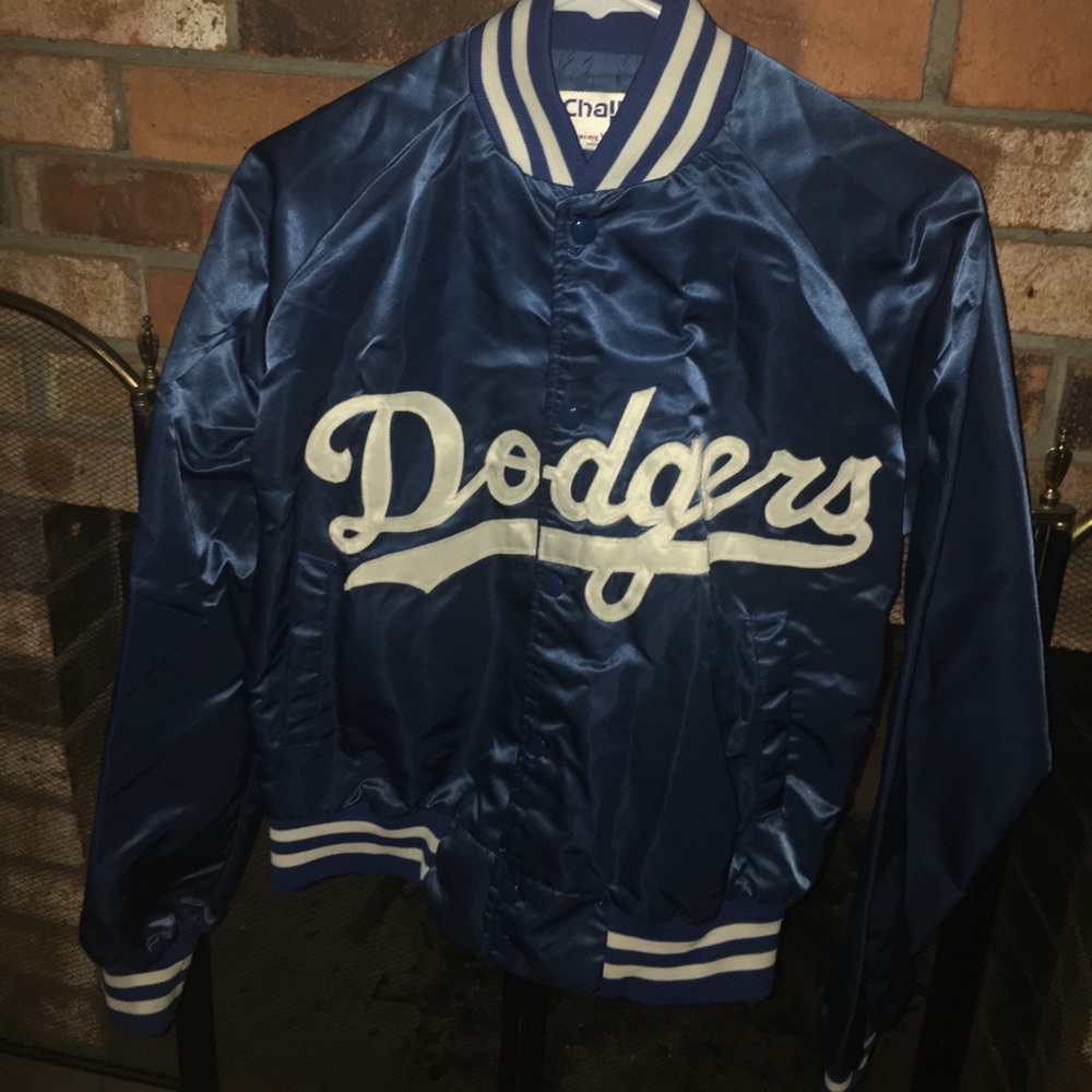 Vintage LA Dodgers Chalkline Varsity Bomber Jacket