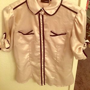 Fun and sexy vintage pin up blouse!