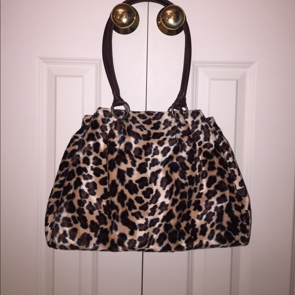 Velvet Leopard Tote