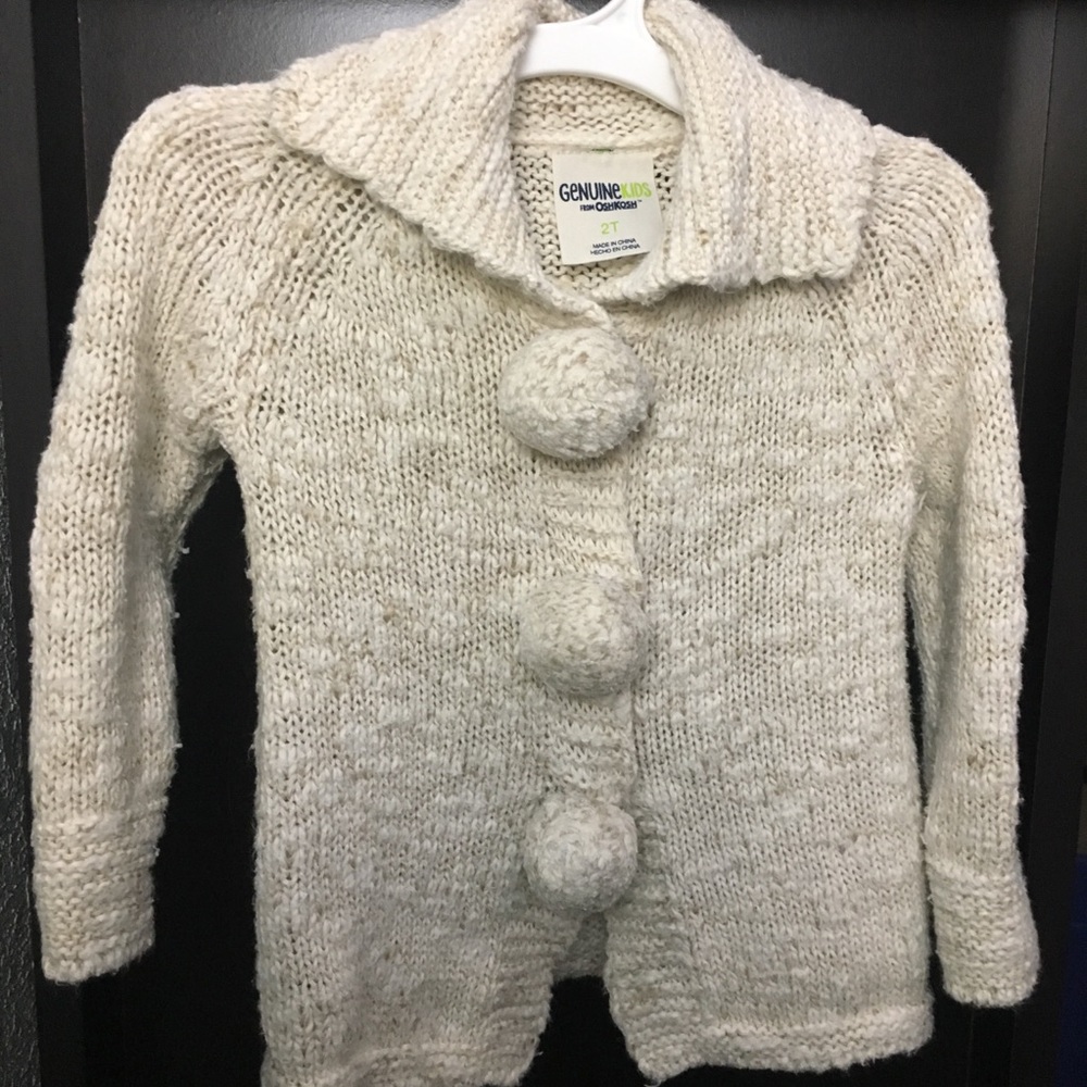 Knit button up sweater