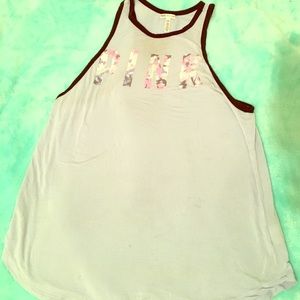 PINK SUPER SOFT RACERBACK TANK TOP PINK SUPER SOFT RACERBACK TANK TOP