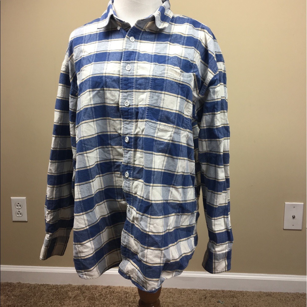 St. John's bay Button down plaid men's flannel.