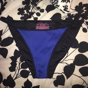 Blue Victoria's Secret swim suit bottoms Blue Victoria's Secret swim suit bottoms