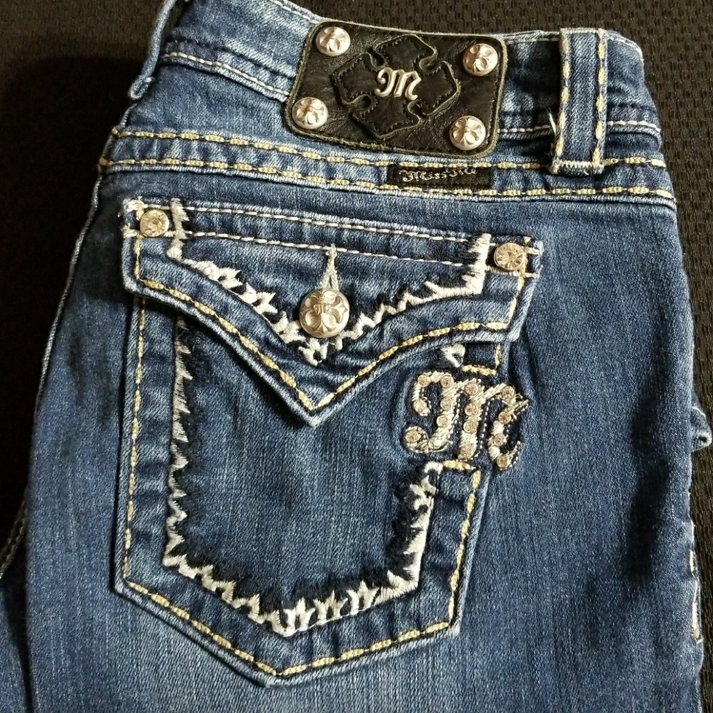 Womans MISS ME Jeans As 28/35 EUC