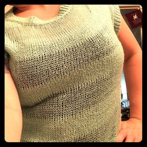 Sea foam green blouse