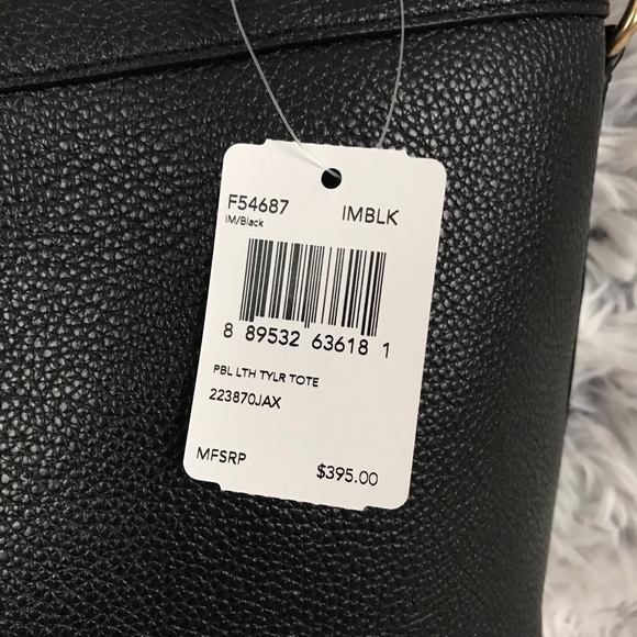 Coach Tyler Tote in Pebble Leather - Picture 7 of 8