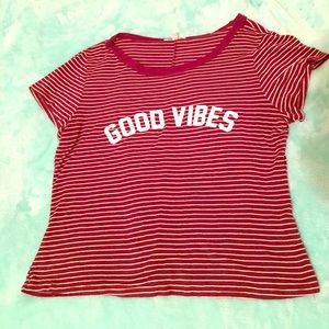 GOOD VIBES CROP TOP
