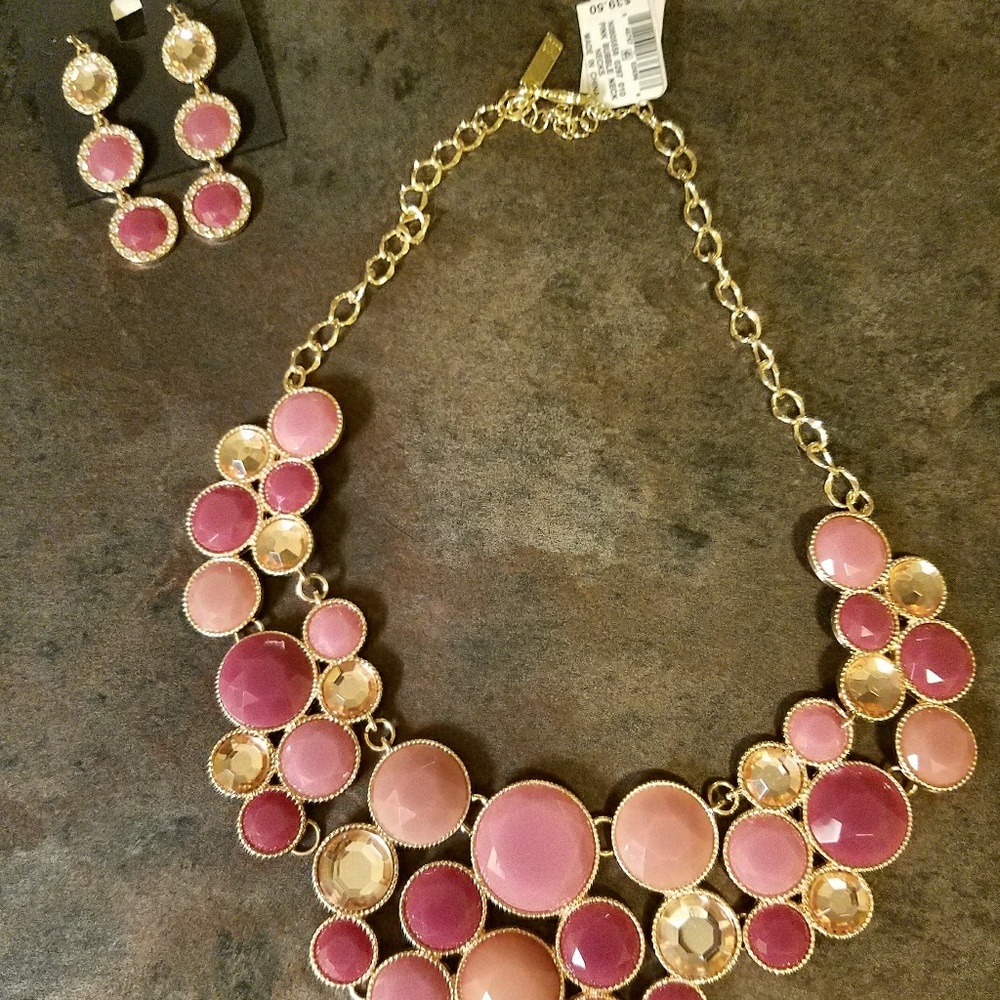 📸Stunning Statement necklace+earrings