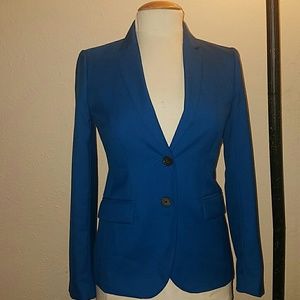 J.Crew 1035 Super 120's 2 Button Wool Blue Blazer J.Crew 1035 Super 120's 2 Button Wool Blue Blazer