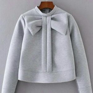 Bow Crewneck Sweatshirt